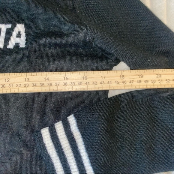 Ugly Christmas Sweater Black Santa Graphic Sweater - Picture 7 of 8